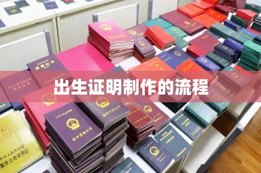 巴塘出生证明制作的流程