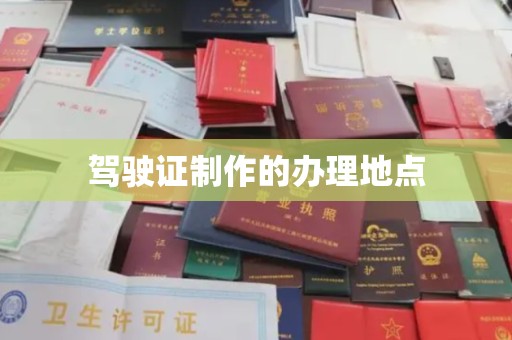 巴塘驾驶证制作的办理地点