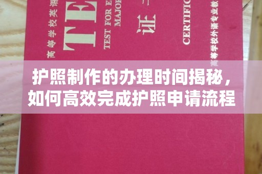 巴塘护照制作的办理时间揭秘，如何高效完成护照申请流程