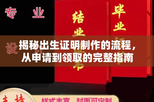 巴塘揭秘出生证明制作的流程，从申请到领取的完整指南