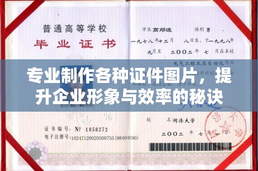 巴塘专业制作各种证件图片，提升企业形象与效率的秘诀