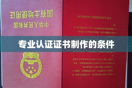 巴塘专业认证证书制作的条件