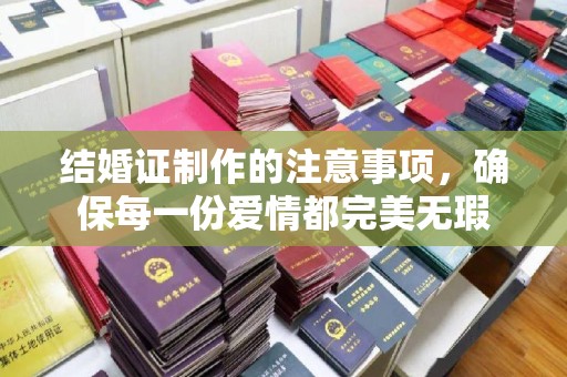 巴塘结婚证制作的注意事项，确保每一份爱情都完美无瑕