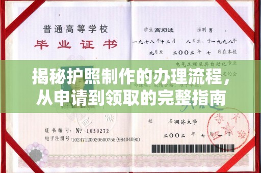 巴塘揭秘护照制作的办理流程，从申请到领取的完整指南