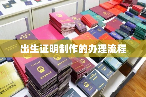 巴塘出生证明制作的办理流程