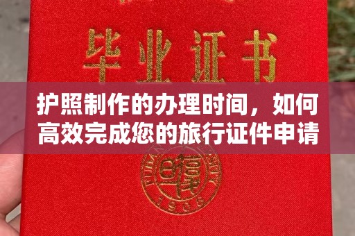 巴塘护照制作的办理时间，如何高效完成您的旅行证件申请